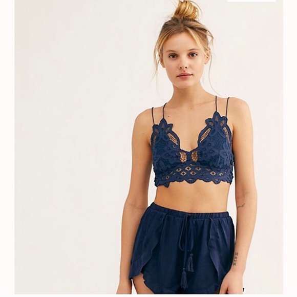 Free People Other - Free People One Adella Midnight Blue Bralette